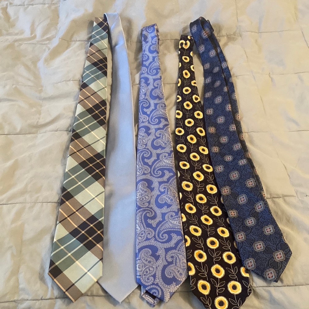 5 for 50 blue professional ties in perfect condition